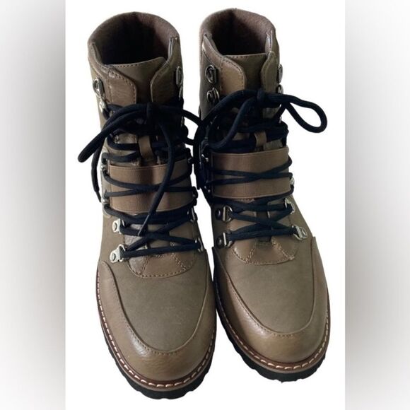 Nautical Brown Lace up Boots Size 8.5 - Picture 1 of 8